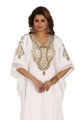 Women Dress Long Gown Party Wedding Arabic Kaftan Zari Work Dress AL1001