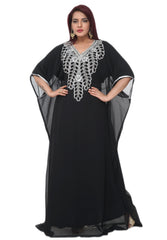 Women Dress Long Gown Party Wedding Arabic Kaftan Zari Work Dress AL10123