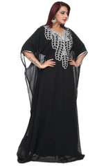 Women Dress Long Gown Party Wedding Arabic Kaftan Zari Work Dress AL10123