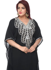 Women Dress Long Gown Party Wedding Arabic Kaftan Zari Work Dress AL10123