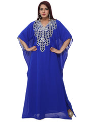 Women Dress Long Gown Party Wedding Arabic Kaftan Zari Work Dress AL10124