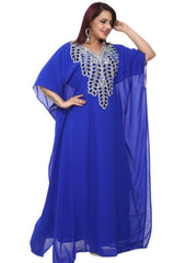 Women Dress Long Gown Party Wedding Arabic Kaftan Zari Work Dress AL10124
