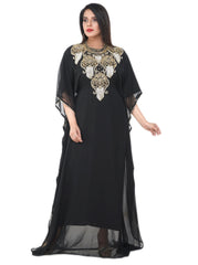 Women Dress Long Gown Party Wedding Arabic Kaftan Zari Work Dress AL1029