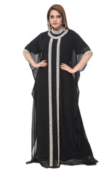 Women Dress Long Gown Party Wedding Arabic Kaftan Zari Work Dress AL1050