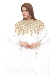 Women Dress Long Gown Party Wedding Arabic Kaftan Zari Work Dress AL1055
